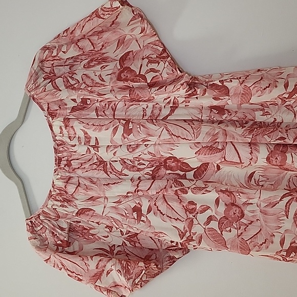 Olivaceous  Floral Print Dress with Tassel Tie Size Large - Picture 11 of 16